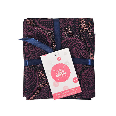 Craft Cotton Paisley Tones Fat Quarter Bundle