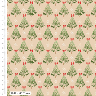Craft Cotton Co Scandi Spirit Trees Cotton Fabric
