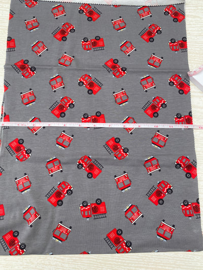 Jersey Fire Engines Print Remnants