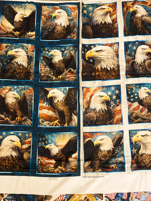 Eagle Block Quilt Panel Charity Sample Pack 020