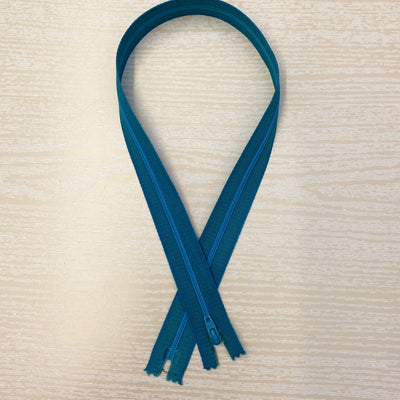 Closed End Zips Blue
