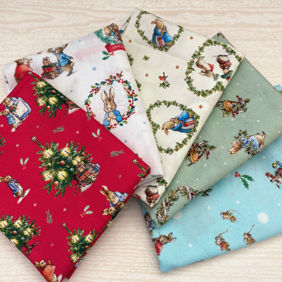Peter Rabbit, Christmas Bundle Cotton Fabrics