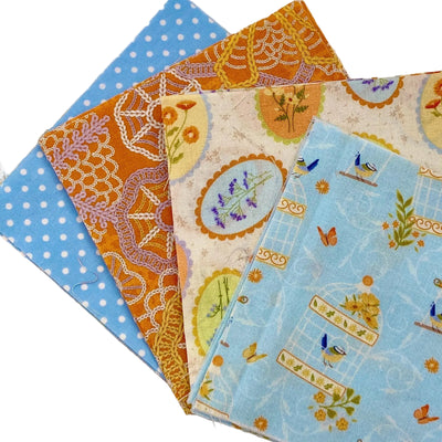 Crochet Charm Pack | 40 x 5" Squares | 100% Cotton