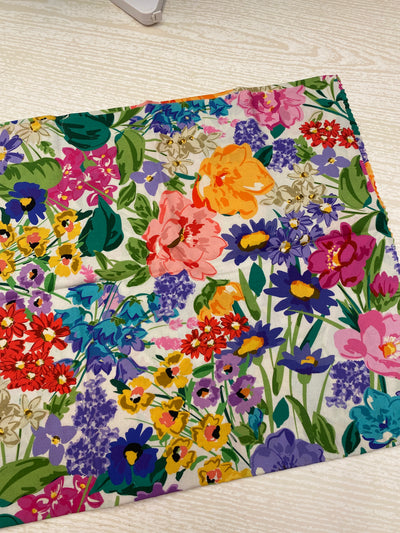 Floral Cotton LawnFabric Remnant
