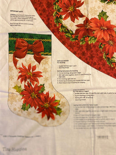 Tree Skirt Quilt Panel Charity Sample Pack 019