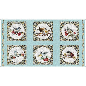 Chickadee Picture Quilting Panel
