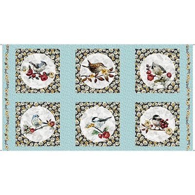 Chickadee Picture Quilting Panel