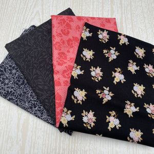 Liberty - The Emporium Collection Pink Cotton Fabric Fat Quarter Bundle