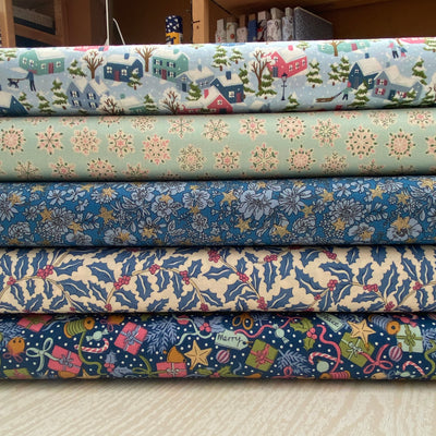 Liberty, Festive Greetings,Quilting Cotton Fabric Bundle