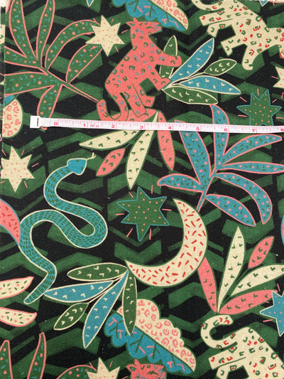 Cotton Viscose Pink Tiger Remnant