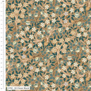 William Morris, Clover Mural Cotton Fabric