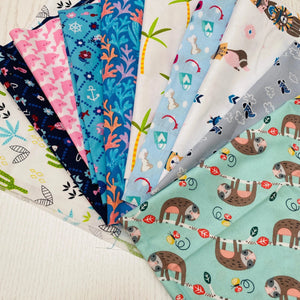 Childrens Prints Random Bundle of 10 Quarters