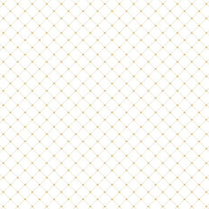 Gilded Diamonds White and Gold Cotton Fabric