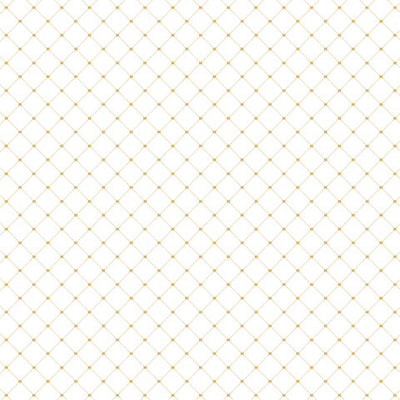 Gilded Diamonds White and Gold Cotton Fabric