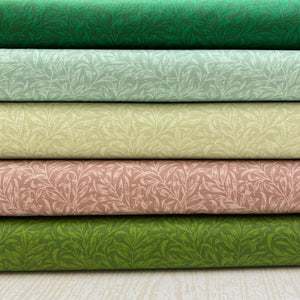 William Morris, Willow Bough  Green Tones Cotton Fabric