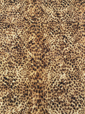 Viscose Animal Print Remnant