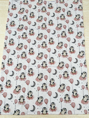 Jersey Baby Penguins Print Remnants