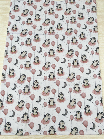 Jersey Baby Penguins Print Remnants