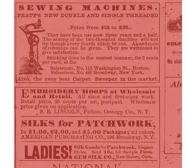 Riley Blake, Sew Journal, Sewing Machines Parchment, Cotton Fabric