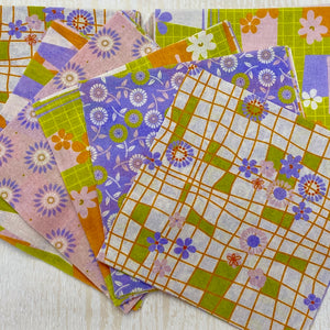 Springtime Charm Pack | 60 x 5" Squares | 100% Cotton