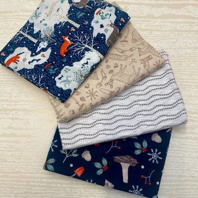 Craft Cotton Co Woodland Mushrooms Fabric Bundle – 2 Yards