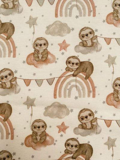 Jersey Sloths Print Remnants