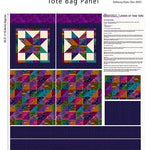Sew Pretty Sew Mindful – Layers of Time Tote Bag Panel | Organic Cotton Quilting Fabric