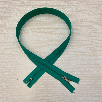 Closed End Zips Green