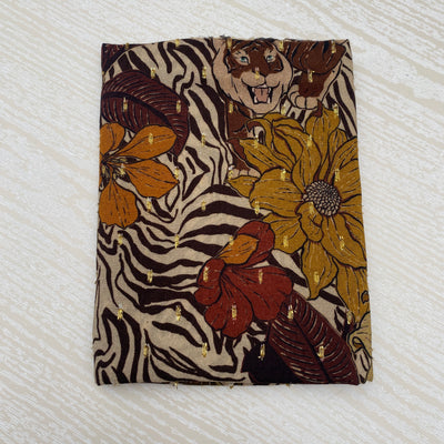Viscose Gold Tiger Remnant