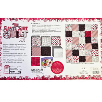 The Santa Suit Christmas Quilt Kit by 3 Wishes | Beginner Patchwork Kit