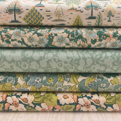 Liberty Quilting Cotton Fabric, Tree of Life, Orchard Harvest Fabric Bundle