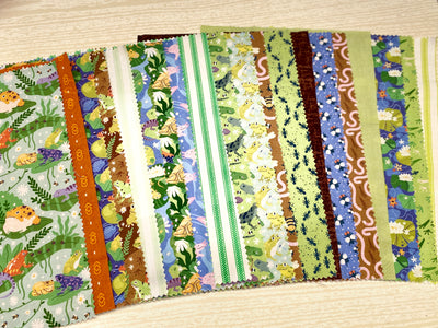 Petite Patchwork Pack,Down By The Pond  Cotton Fabrics
