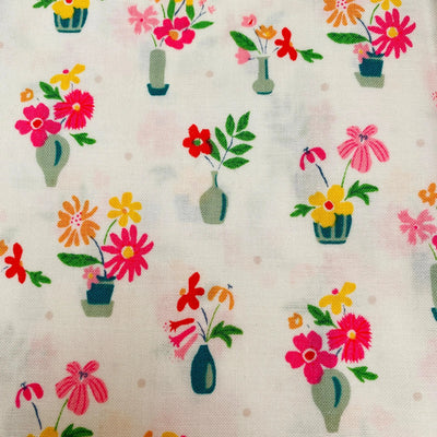 Liberty Cotton Fabric, The Artists Home, The Painters Vase