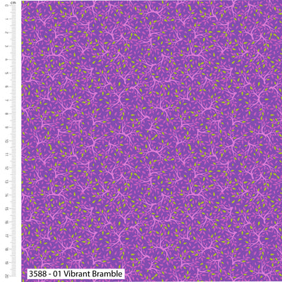 Craft Cotton Company, Bold Leaves Cotton Fabric