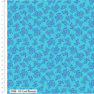 Craft Cotton Company, Bold Leaves Cotton Fabric