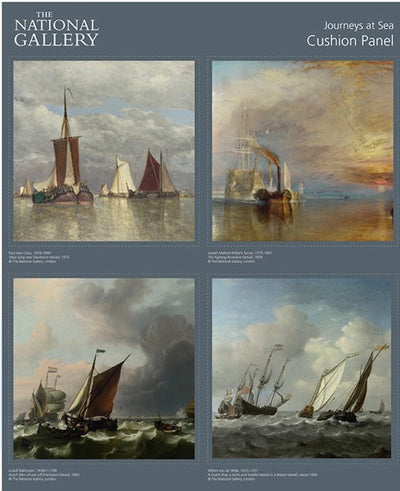The National Gallery Art Work, Journeys at Sea, Cotton Fabric Panels