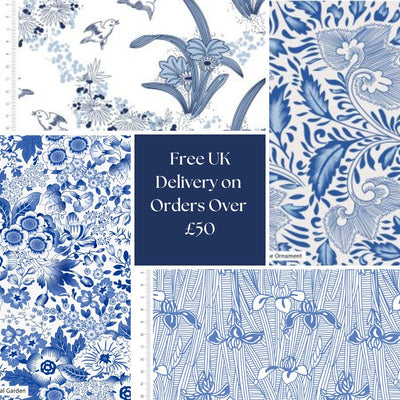 V and A, Crafts of Tranquility, Ethereal Garden, Organic Cotton Fabric