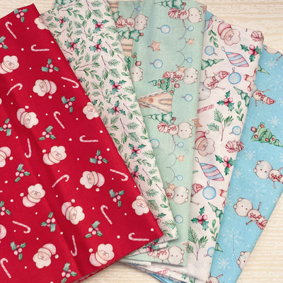 Merry Little Christmas Mari Caliart Half Yard Bundle
