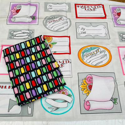 Remnant Sewing Theme Cotton Fabric, Metre Bundle