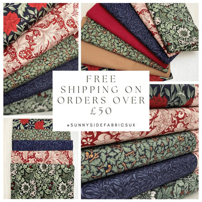 William Morris, Yuletide Blooms, Flowering Scroll