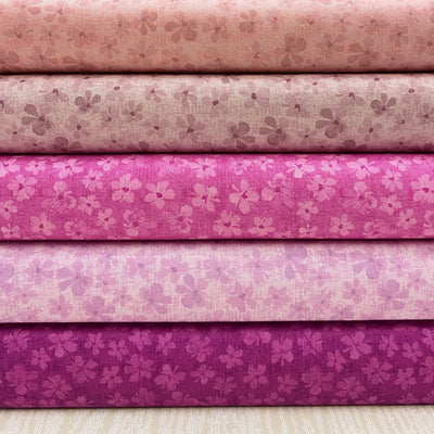 Petal Palette Pink Tones Bundle Quilting Cotton Fabric – Debbie Shore