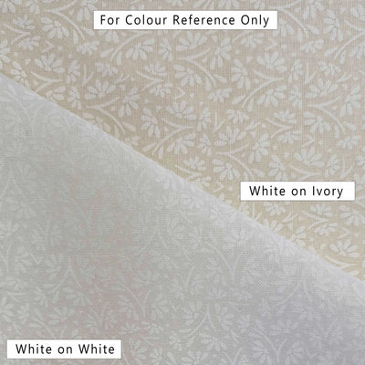 Low Volume Spotty Dot White Cotton Fabric | The Craft Cotton Company