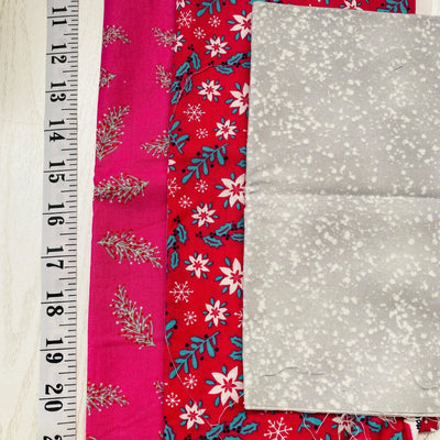 Remnant  Christmas Cotton Fabrics
