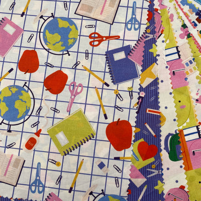 Petite Patchwork Pack, Kindergarten Cubbies Cotton Fabrics