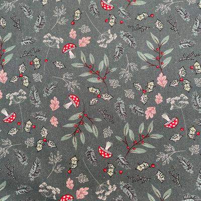 Craft Cotton,Foliage, Christmas Cotton Fabric
