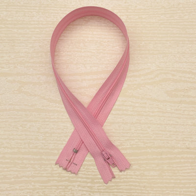 Closed End Zips Pink