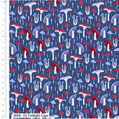 Craft Cotton Mushrooms Forest Floor