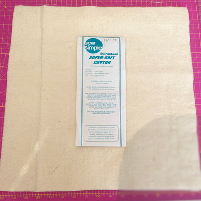 Wadding Squares 16” for Quilt As You Go