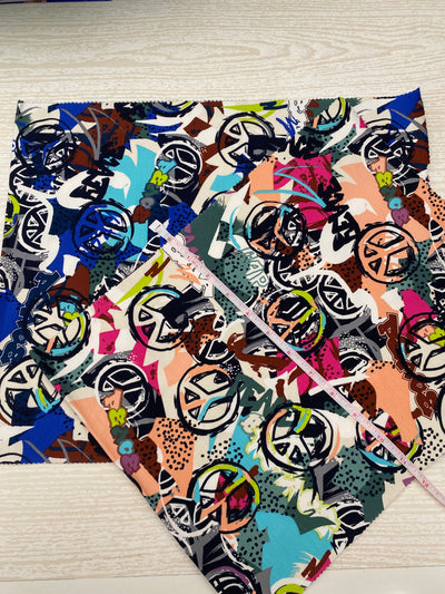 Jersey Bright Print Remnants