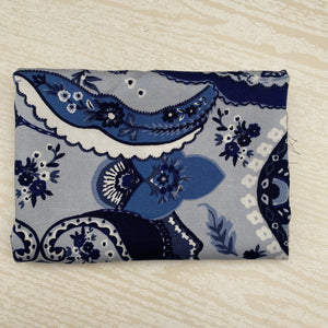 Viscose Blue Print Remnant